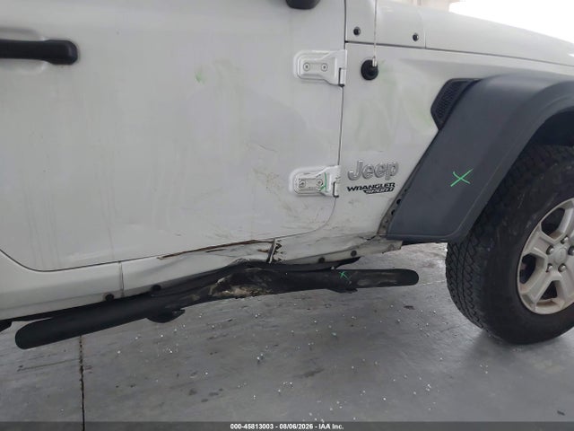 2020 Jeep Wrangler Sport S 4x4 მანქანა იყიდება აუქციონზე, vin: 1C4GJXAN6LW285416, აუქციონის ნომერი: 45813003