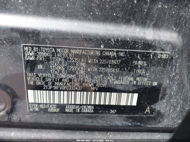 Toyota Rav4 Xle 2023 2T3P1RFV0PC333437 Image 9