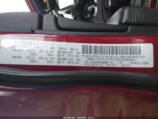 Aukcja sprzedaży 2019 Jeep Grand Cherokee Altitude 4x2, vin: 1C4RJEAGXKC556069, numer aukcji: 45813053