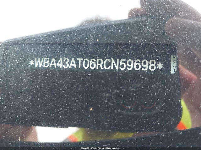 45813056 :رقم المزاد ، WBA43AT06RCN59698 vin ، 2024 Bmw 430i Xdrive مزاد بيع
