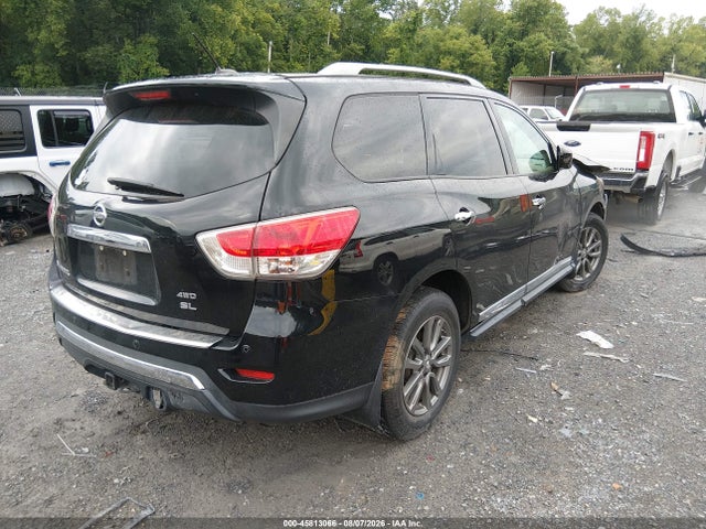 2015 Nissan Pathfinder Sl მანქანა იყიდება აუქციონზე, vin: 5N1AR2MM9FC714862, აუქციონის ნომერი: 45813066