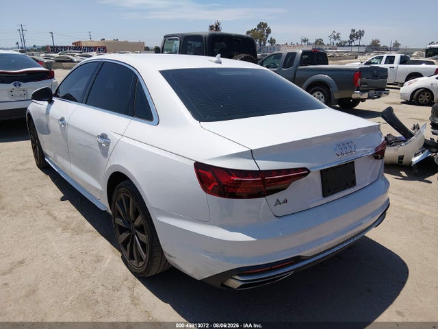 Продаж на аукціоні авто 2020 Audi A4 Premium 40 Tfsi Front-wheel Drive S Tronic, vin: WAUGMAF49LN008444, номер лоту: 45813072
