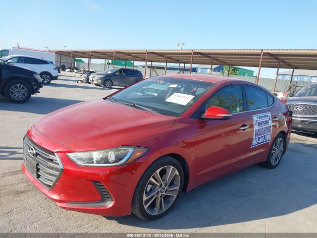 Продаж на аукціоні авто 2017 Hyundai Elantra Limited, vin: 5NPD84LF5HH154381, номер лоту: 45813112