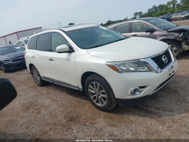 2015 Nissan Pathfinder Platinum/s/sl/sv მანქანა იყიდება აუქციონზე, vin: 5N1AR2MMXFC679457, აუქციონის ნომერი: 45813116