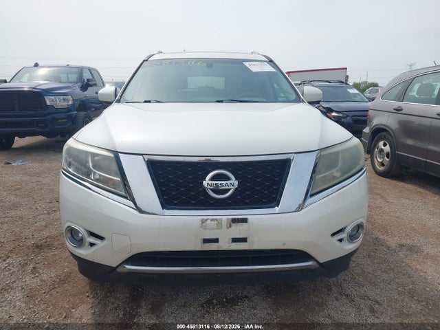 2015 Nissan Pathfinder Platinum/s/sl/sv მანქანა იყიდება აუქციონზე, vin: 5N1AR2MMXFC679457, აუქციონის ნომერი: 45813116