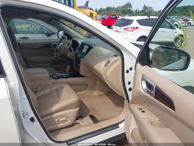 2015 Nissan Pathfinder Platinum/s/sl/sv მანქანა იყიდება აუქციონზე, vin: 5N1AR2MMXFC679457, აუქციონის ნომერი: 45813116