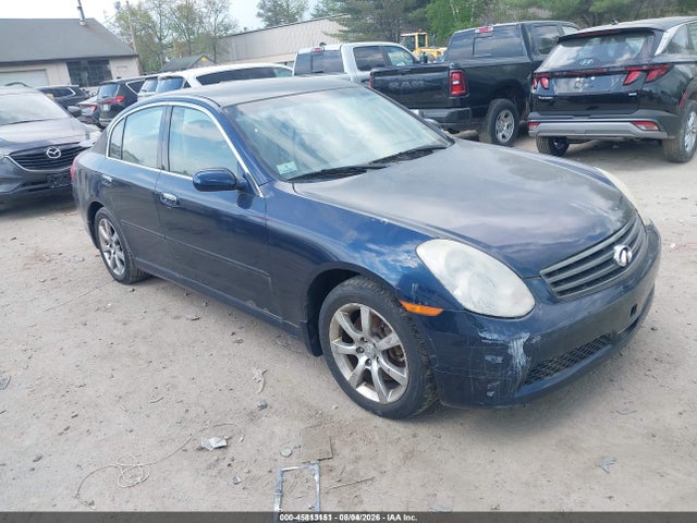 2006 Infiniti G35x მანქანა იყიდება აუქციონზე, vin: JNKCV51F16M615753, აუქციონის ნომერი: 45813151