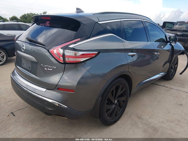 Продаж на аукціоні авто 2017 Nissan Murano Platinum, vin: 5N1AZ2MG3HN136954, номер лоту: 45813195