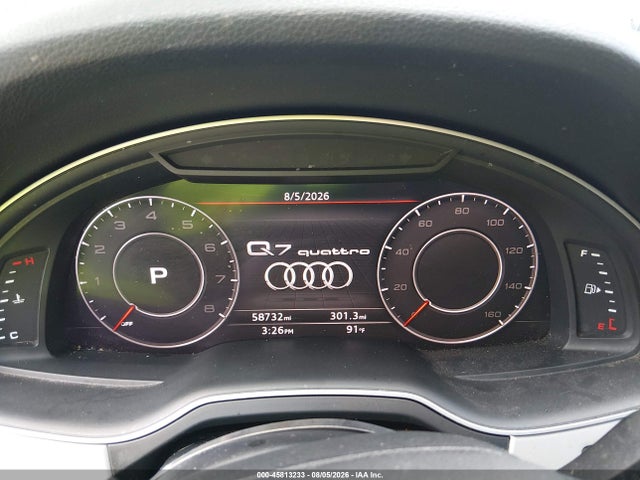 45813233 :رقم المزاد ، WA1LHAF72KD039310 vin ، 2019 Audi Q7 45 Premium/45 Se Premium مزاد بيع