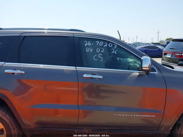 Продажа на аукционе авто 2014 Jeep Grand Cherokee Limited, vin: 1C4RJFBG5EC220712, номер лота: 45813264