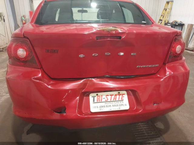 Aukcja sprzedaży 2013 Dodge Avenger Se, vin: 1C3CDZAB8DN537900, numer aukcji: 45813296