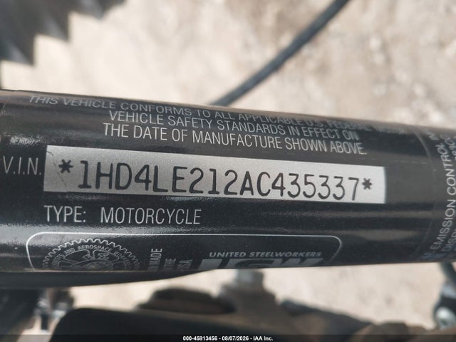Продаж на аукціоні авто 2010 Harley-davidson Xl883 N, vin: 1HD4LE212AC435337, номер лоту: 45813456