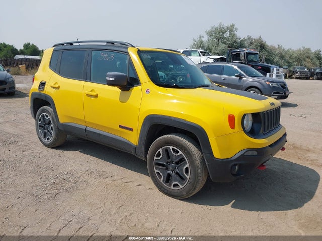 Продажа на аукционе авто 2016 Jeep Renegade Trailhawk, vin: ZACCJBCT8GPD09229, номер лота: 45813463