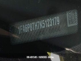 45813493 :رقم المزاد ، 1FA6P8TH7K5123179 vin ، 2019 Ford Mustang Ecoboost مزاد بيع
