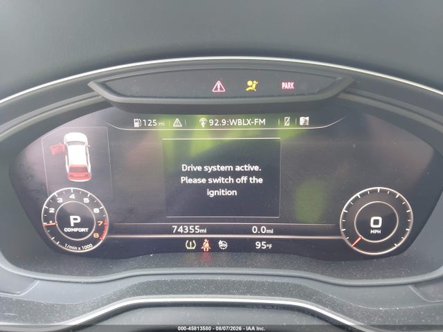 2019 Audi Q5 45 Premium მანქანა იყიდება აუქციონზე, vin: WA1BNAFY6K2119010, აუქციონის ნომერი: 45813580