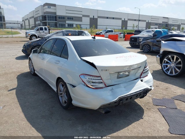 45813602 :رقم المزاد ، WDDGF4HB8DA768115 vin ، 2013 Mercedes-benz C 250 Sport مزاد بيع