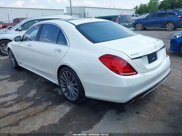 2015 Mercedes-benz S 550 მანქანა იყიდება აუქციონზე, vin: WDDUG8CB1FA163600, აუქციონის ნომერი: 45813604