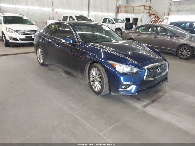 2021 Infiniti Q50 Luxe Awd მანქანა იყიდება აუქციონზე, vin: JN1EV7BR5MM753617, აუქციონის ნომერი: 45813701