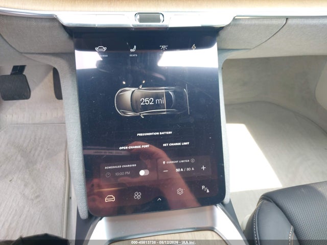 45813738 :رقم المزاد ، 50EA1TEA7RA006787 vin ، 2024 Lucid Air Touring مزاد بيع