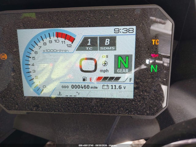 45813740 :رقم المزاد ، JS1EM13B0R7103303 vin ، 2024 Suzuki Gsx800 F مزاد بيع