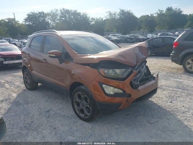 45813772 :رقم المزاد ، MAJ6P1CL3JC203326 vin ، 2018 Ford Ecosport Ses مزاد بيع