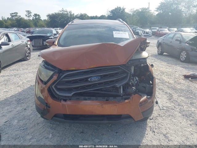 45813772 :رقم المزاد ، MAJ6P1CL3JC203326 vin ، 2018 Ford Ecosport Ses مزاد بيع