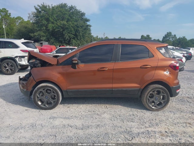45813772 :رقم المزاد ، MAJ6P1CL3JC203326 vin ، 2018 Ford Ecosport Ses مزاد بيع