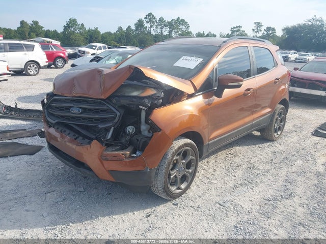 45813772 :رقم المزاد ، MAJ6P1CL3JC203326 vin ، 2018 Ford Ecosport Ses مزاد بيع