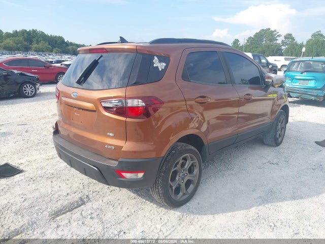 45813772 :رقم المزاد ، MAJ6P1CL3JC203326 vin ، 2018 Ford Ecosport Ses مزاد بيع