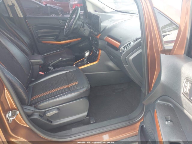 45813772 :رقم المزاد ، MAJ6P1CL3JC203326 vin ، 2018 Ford Ecosport Ses مزاد بيع