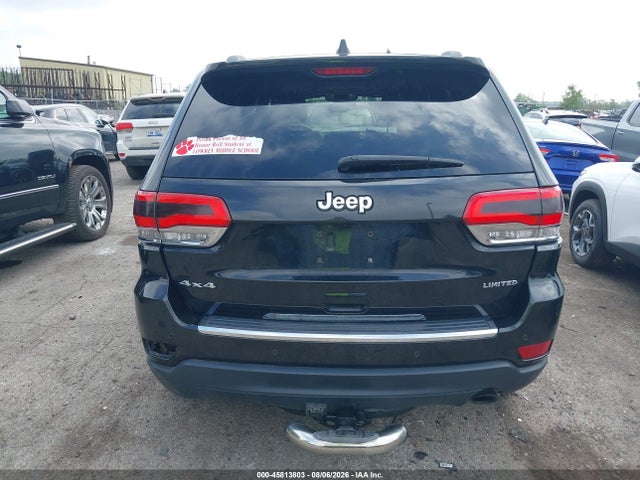 2016 Jeep Grand Cherokee Limited მანქანა იყიდება აუქციონზე, vin: 1C4RJFBG7GC316490, აუქციონის ნომერი: 45813803