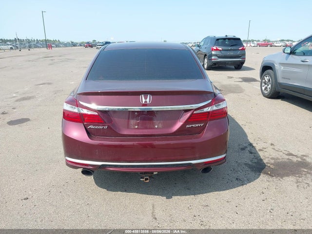 2017 Honda Accord Sport მანქანა იყიდება აუქციონზე, vin: 1HGCR2F53HA143596, აუქციონის ნომერი: 45813856
