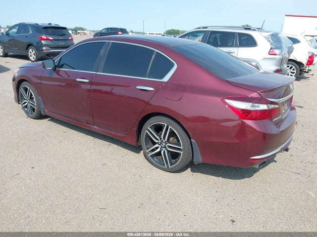 2017 Honda Accord Sport მანქანა იყიდება აუქციონზე, vin: 1HGCR2F53HA143596, აუქციონის ნომერი: 45813856