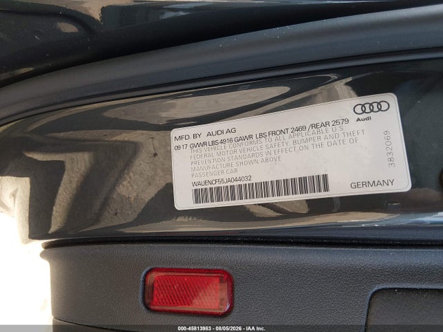 Audi A5 2.0t Premium 2018 WAUENCF55JA044032 Image 9