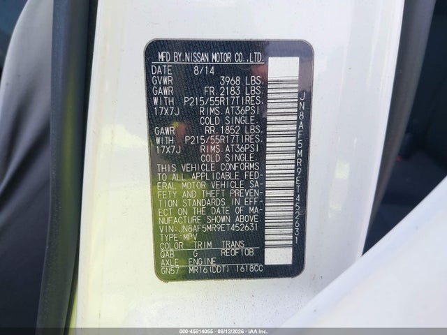 Nissan JUKE S 2014 JN8AF5MR9ET452631 Image 9
