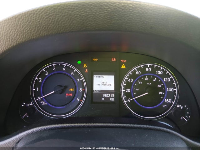 2012 Infiniti G37x მანქანა იყიდება აუქციონზე, vin: JN1CV6ARXCM978049, აუქციონის ნომერი: 45814130