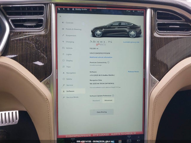 Продаж на аукціоні авто 2012 Tesla Model S Performance/signature Performance, vin: 5YJSA1DP0CFP03218, номер лоту: 45814158