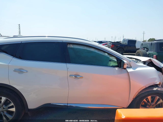 2018 Nissan Murano Sl მანქანა იყიდება აუქციონზე, vin: 5N1AZ2MG1JN184765, აუქციონის ნომერი: 45814235