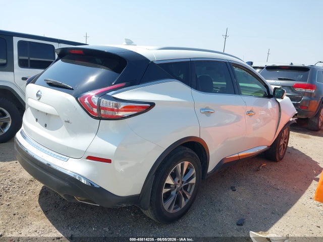 2018 Nissan Murano Sl მანქანა იყიდება აუქციონზე, vin: 5N1AZ2MG1JN184765, აუქციონის ნომერი: 45814235