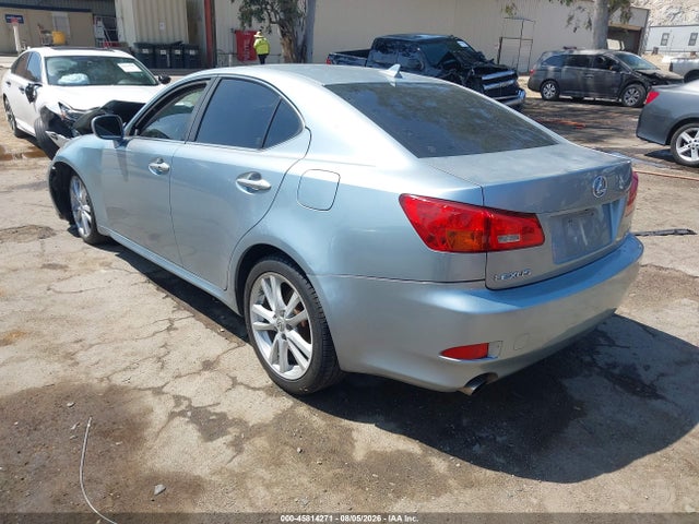 2007 Lexus Is 250 მანქანა იყიდება აუქციონზე, vin: JTHBK262575048077, აუქციონის ნომერი: 45814271