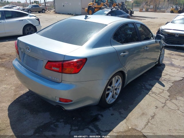 2007 Lexus Is 250 მანქანა იყიდება აუქციონზე, vin: JTHBK262575048077, აუქციონის ნომერი: 45814271