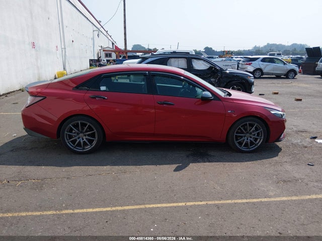 Продажа на аукционе авто 2022 Hyundai Elantra N Line, vin: KMHLR4AF8NU239787, номер лота: 45814360