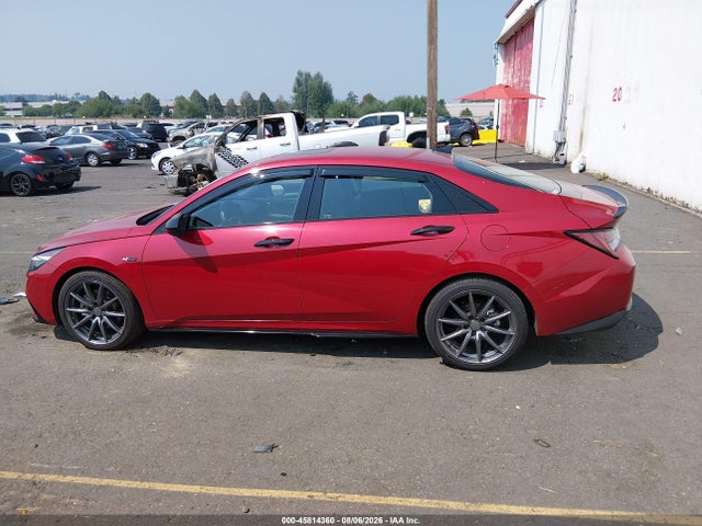 Продажа на аукционе авто 2022 Hyundai Elantra N Line, vin: KMHLR4AF8NU239787, номер лота: 45814360
