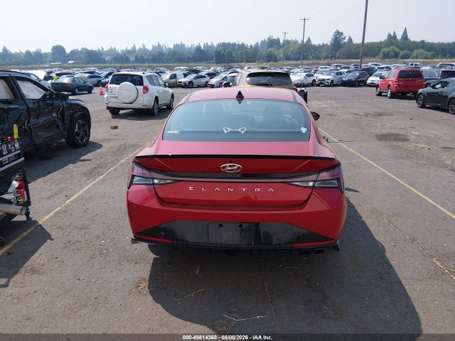 Продажа на аукционе авто 2022 Hyundai Elantra N Line, vin: KMHLR4AF8NU239787, номер лота: 45814360