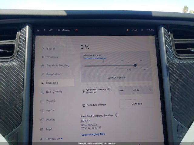 Продажа на аукционе авто 2018 Tesla Model X 100d/75d/p100d, vin: 5YJXCDE20JF103669, номер лота: 45814455