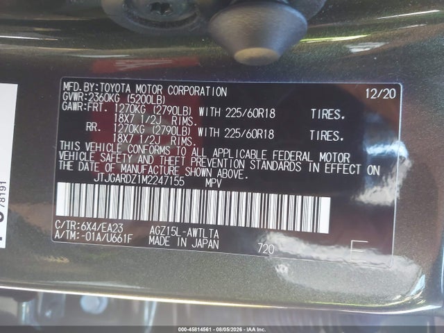 Lexus NX 300 2021 JTJGARDZ1M2247155 Image 9
