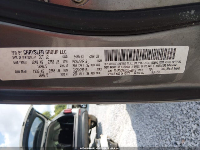 Aukcja sprzedaży 2013 Dodge Journey American Value Pkg, vin: 3C4PDCAB0DT556810, numer aukcji: 45814691