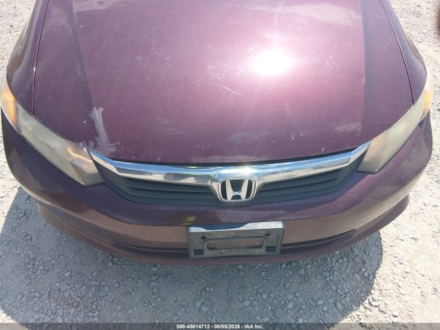 Продажа на аукционе авто 2012 Honda Civic Lx, vin: 19XFB2F57CE108968, номер лота: 45814712