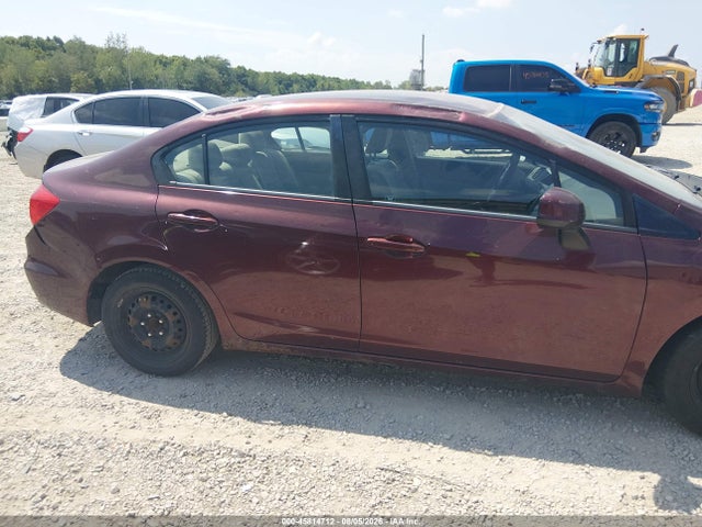 Продажа на аукционе авто 2012 Honda Civic Lx, vin: 19XFB2F57CE108968, номер лота: 45814712