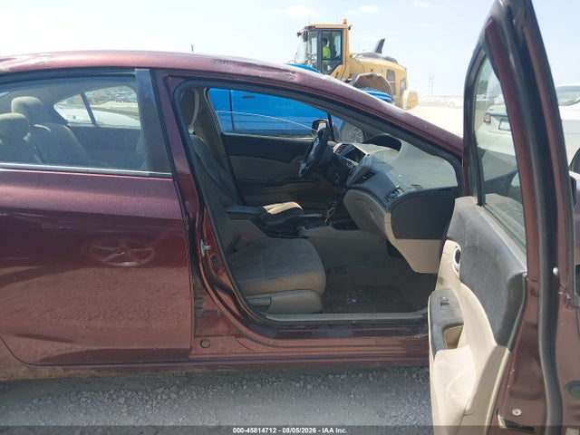 Продажа на аукционе авто 2012 Honda Civic Lx, vin: 19XFB2F57CE108968, номер лота: 45814712